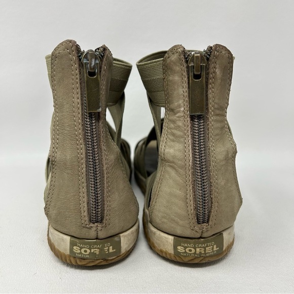 Sorel Out N About Plus Strap Sandals Sage Olive Green Strappy Women’s Sz 8.5 - Picture 9 of 14